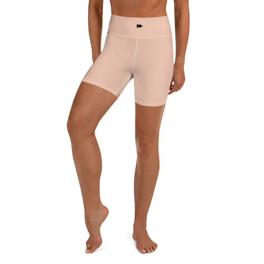 Women High-Rise Shorts in Perfect Neutral