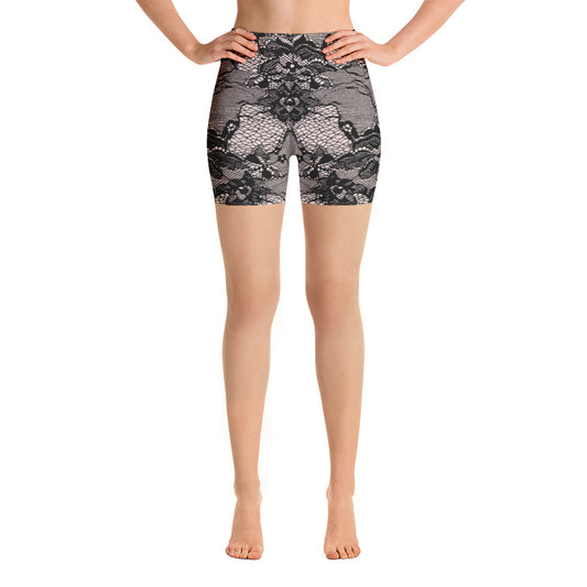 Women High-rise Shorts in Lace