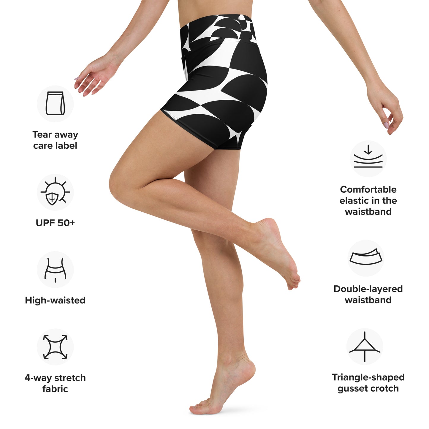 Bike High-rise Shorts in Marimeco