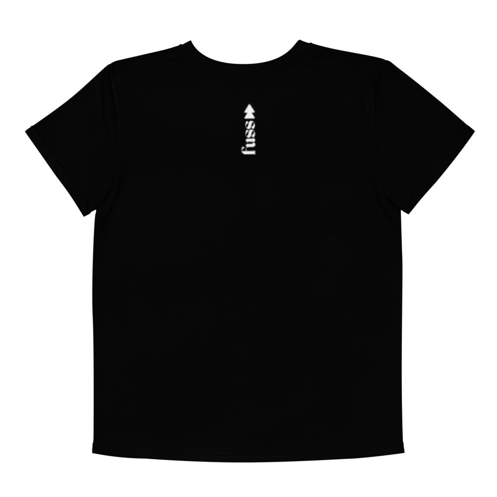 Youth t-shirt with Necklace in Black Design