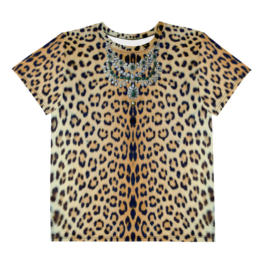Youth Set T-shirt in Leopard Design