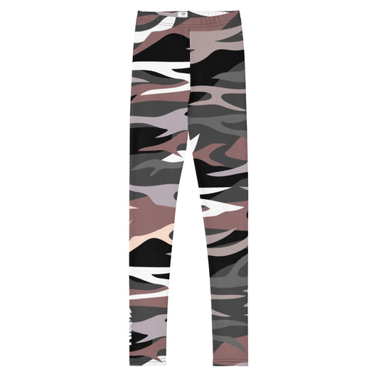 Youth Leggings Set In Camo Design