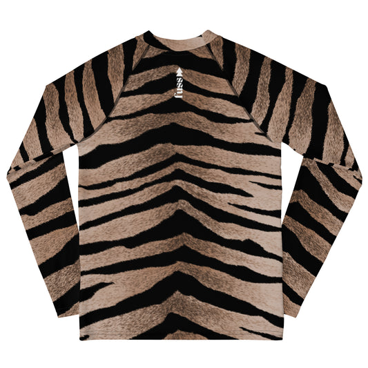 Youth Long Sleeve Top Set in Tiger Design