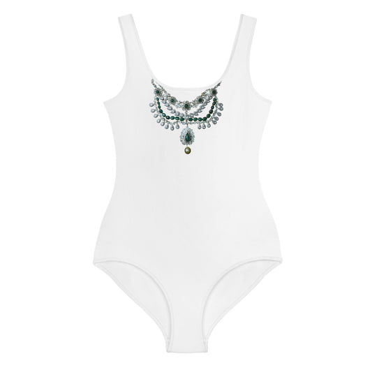 Kids Youth Swimsuit with Necklace