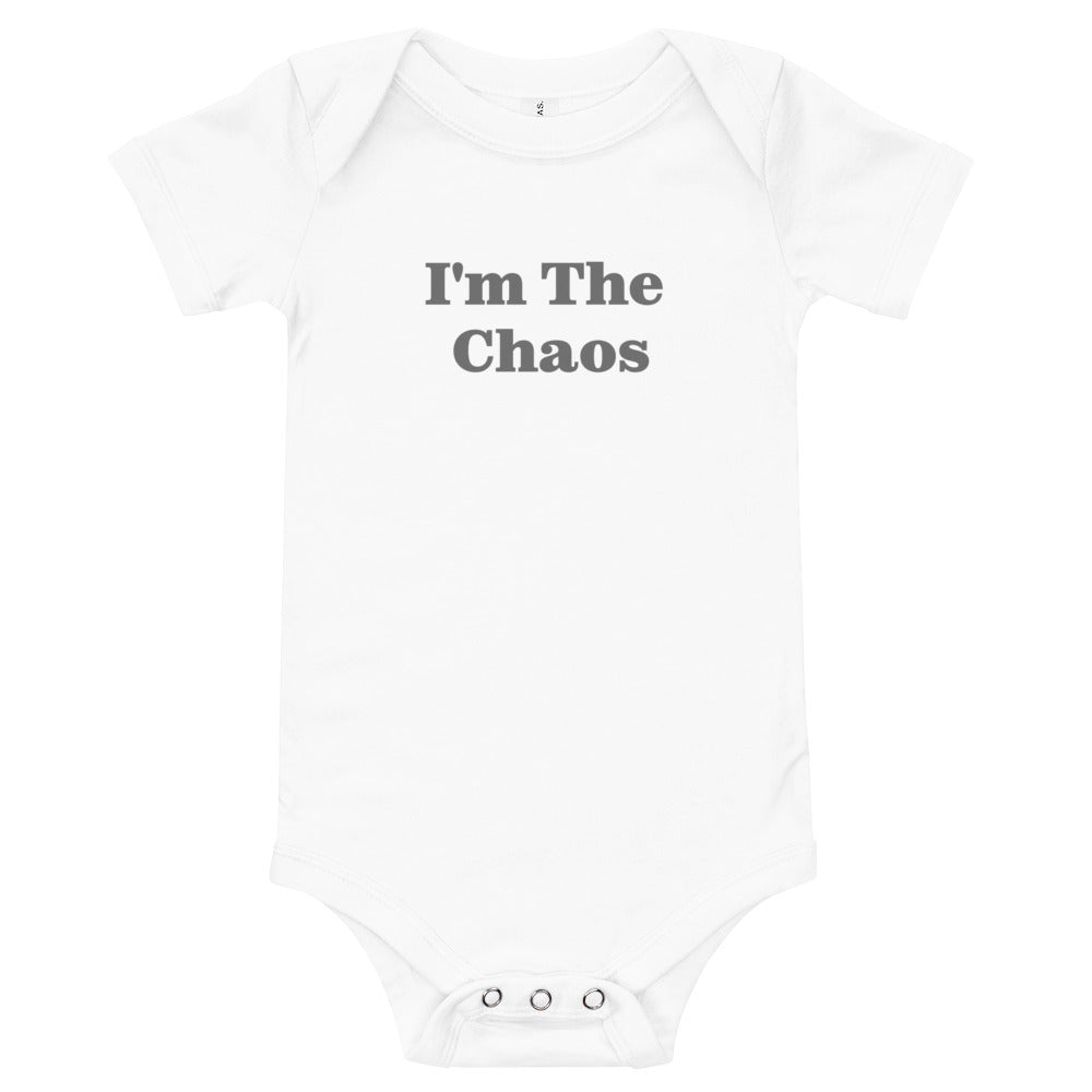 Baby Matching Onesie Im the Chaos - fussforward