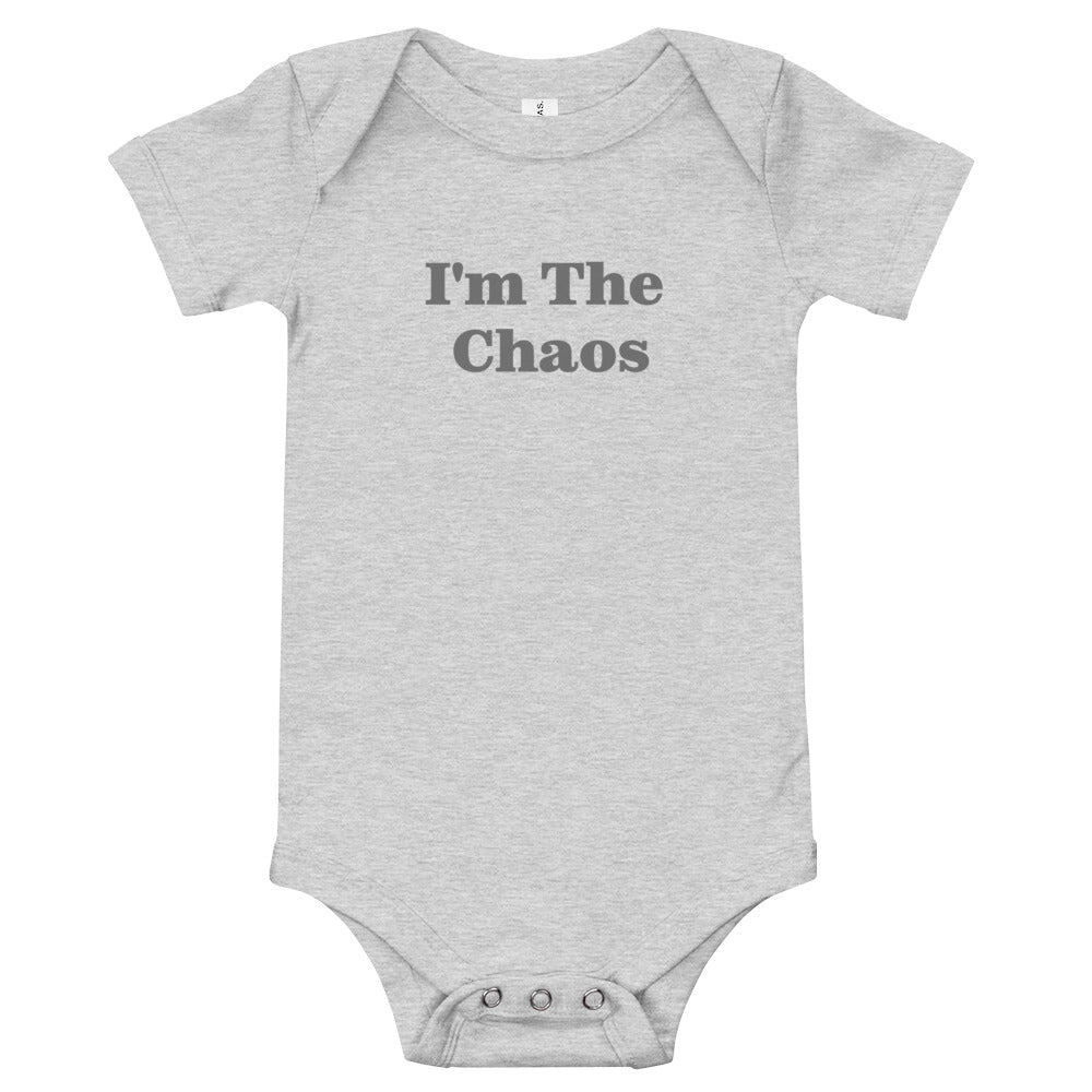 Baby Matching Onesie Im the Chaos - fussforward