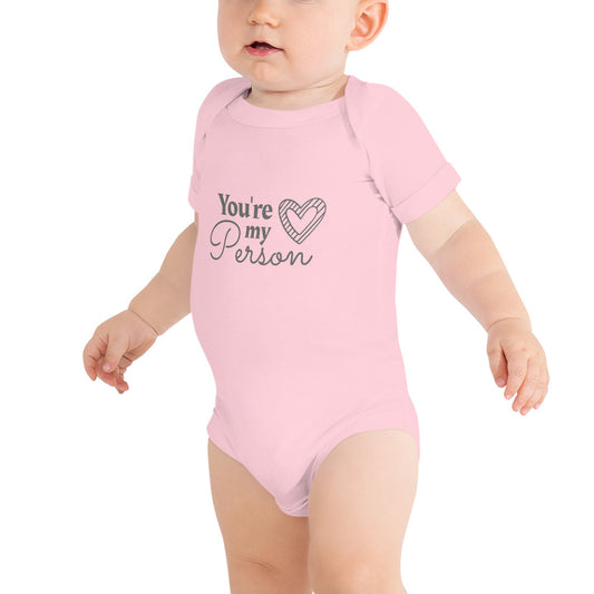 Baby T-shirt Bodysuit in You Are My Person