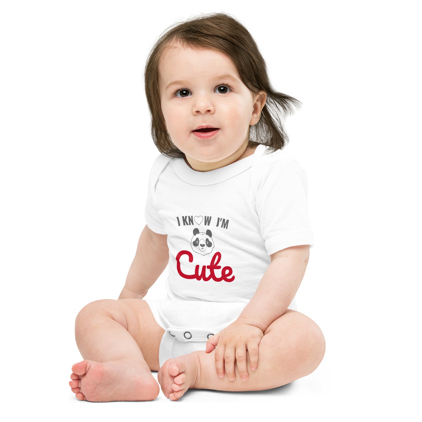 Baby T-shirt Bodysuit I Know I'm Cute