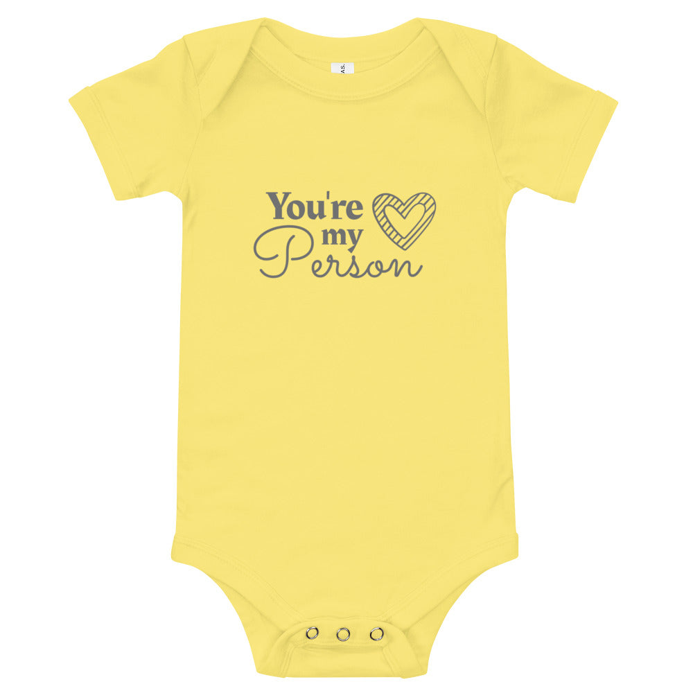 Baby T-shirt Bodysuit in You Are My Person