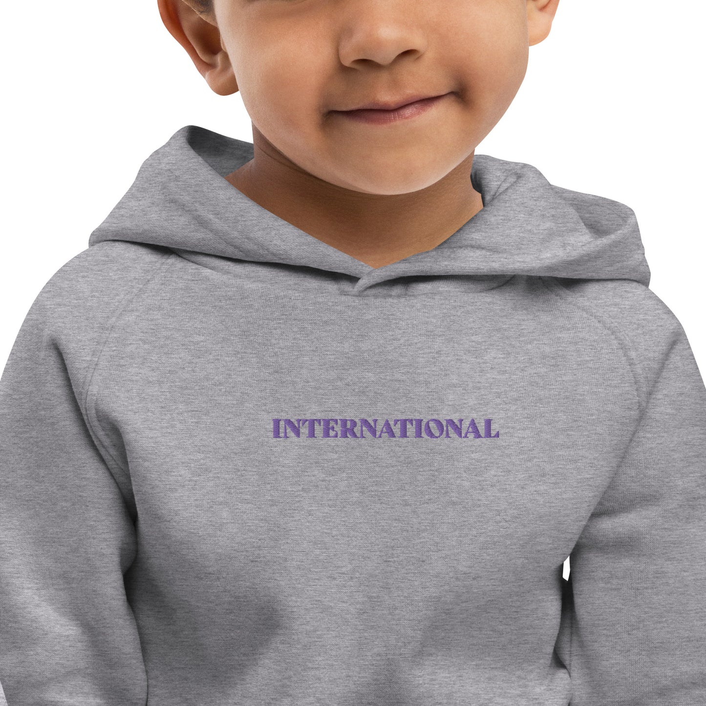 Premium Graphic Kids Eco Hoodie In International