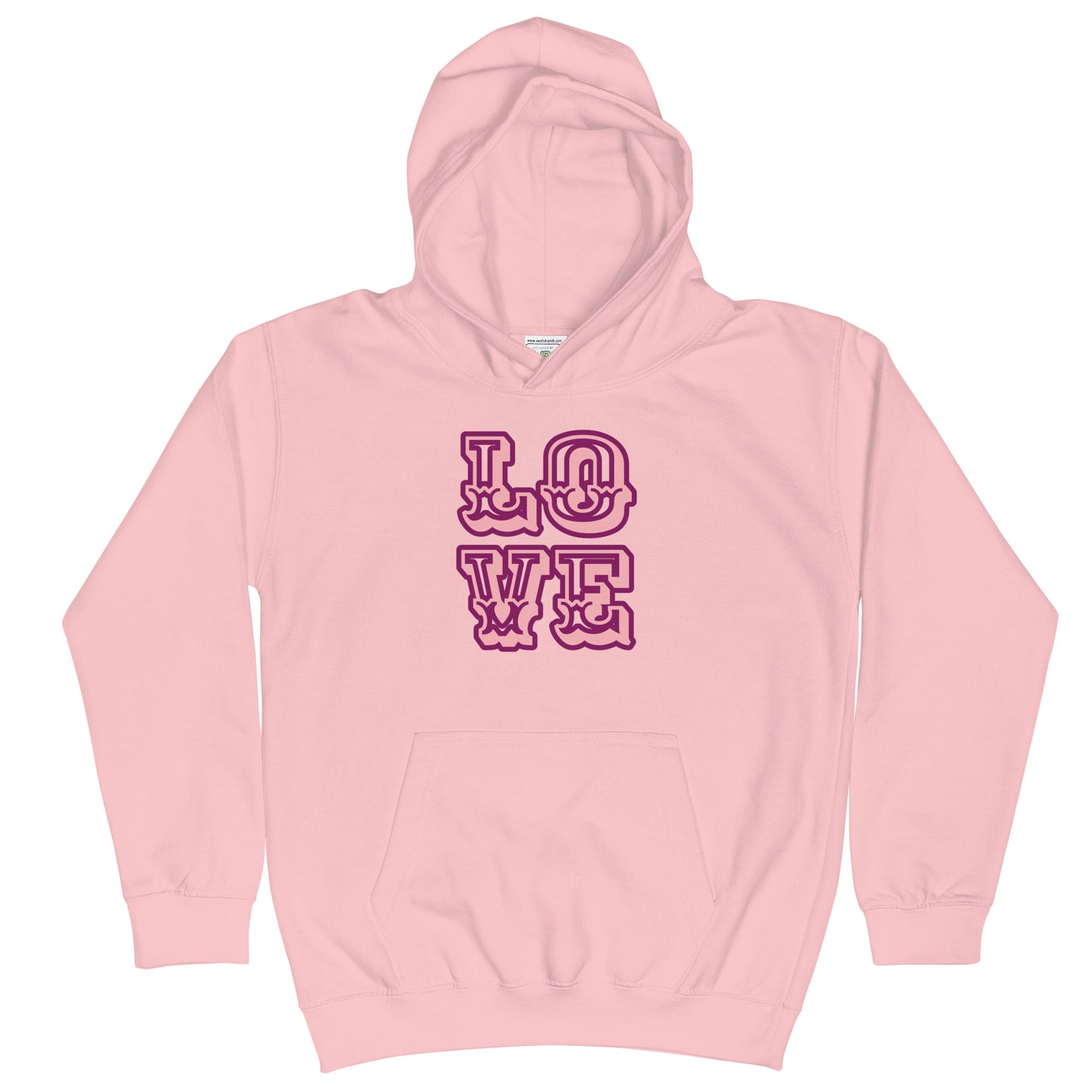 Kids Graphic Hoodie in LOVE
