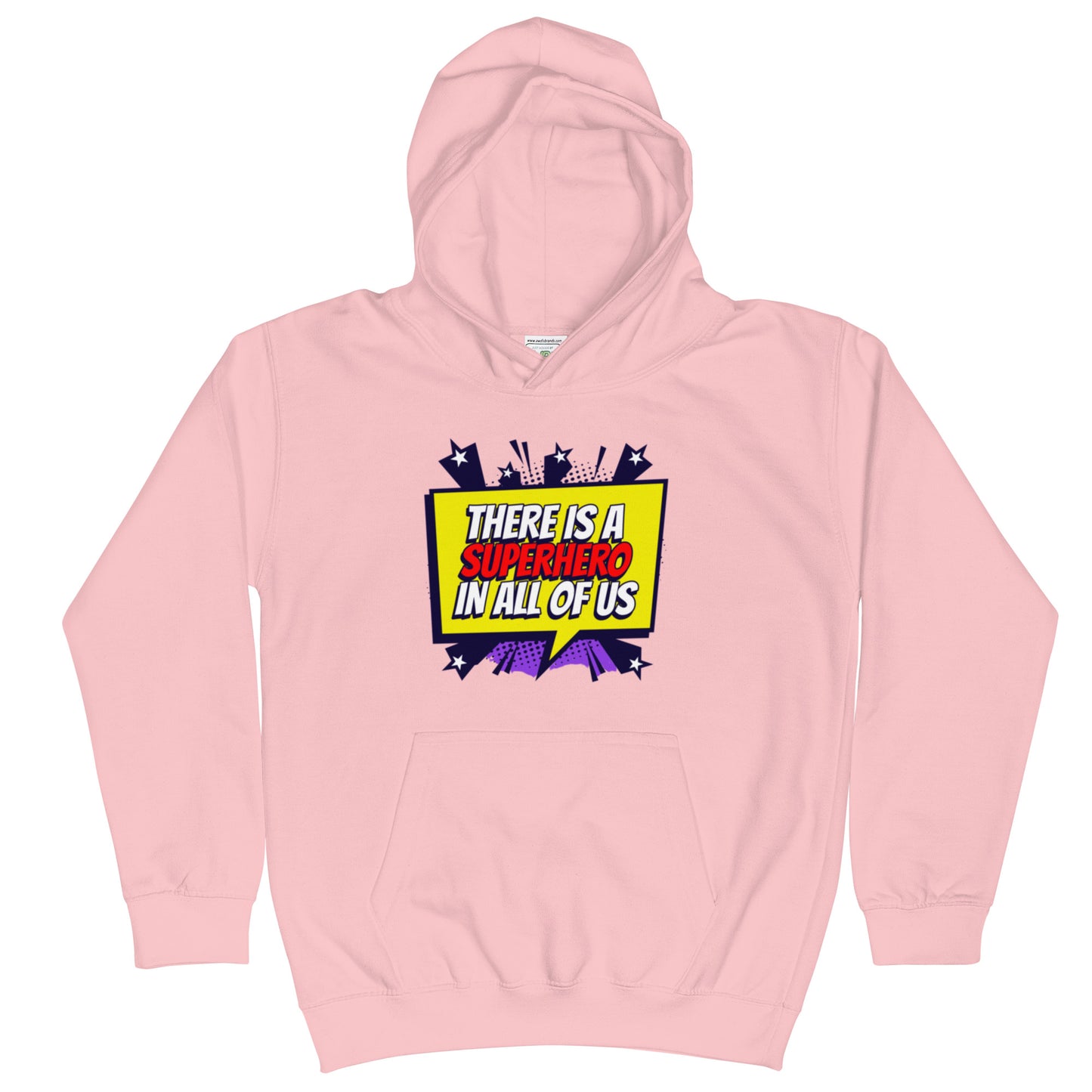 Kids Graphic Hoodie In There Is A Hero In All Of Us