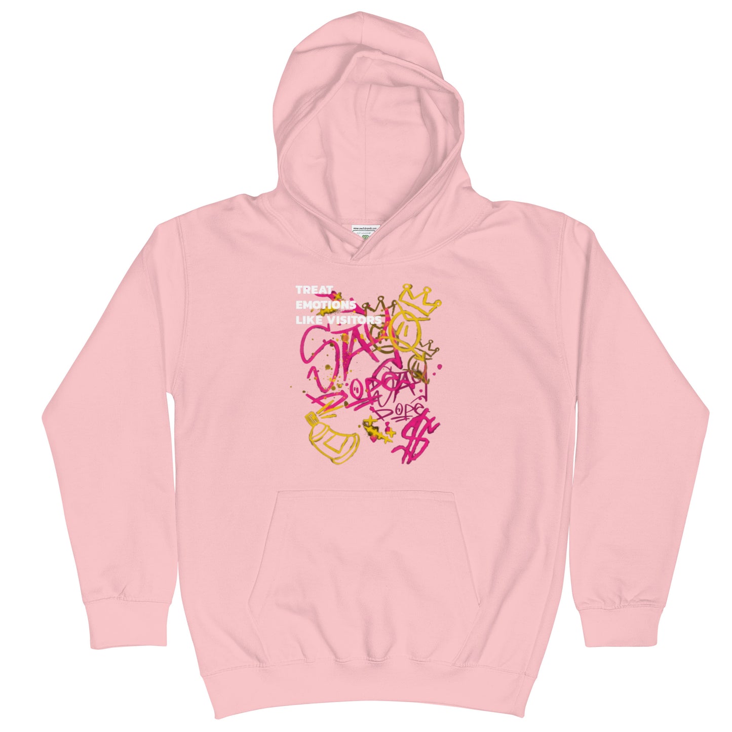 Kids Graphic Hoodie In Treat Emotions like Visitors