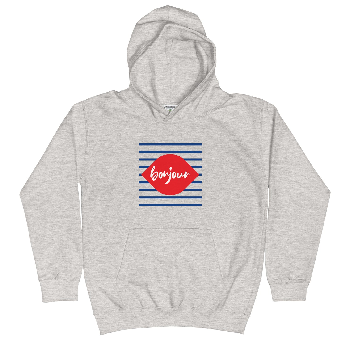Kids Graphic Hoodie in Bon Jour