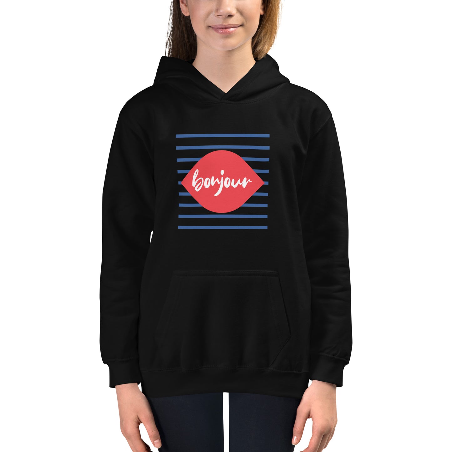 Kids Graphic Hoodie in Bon Jour