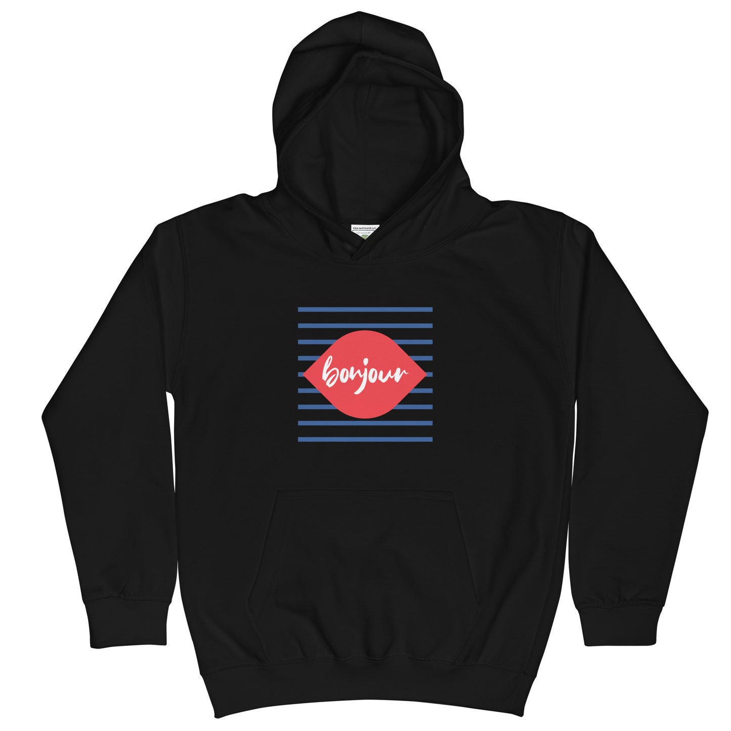 Kids Graphic Hoodie in Bon Jour