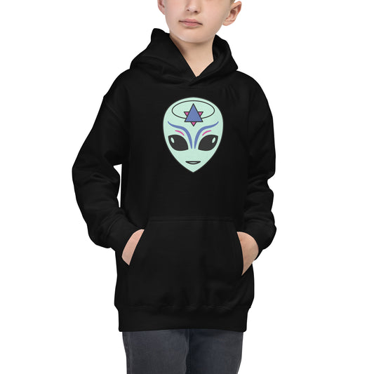 Kids Graphic Hoodie In Alien