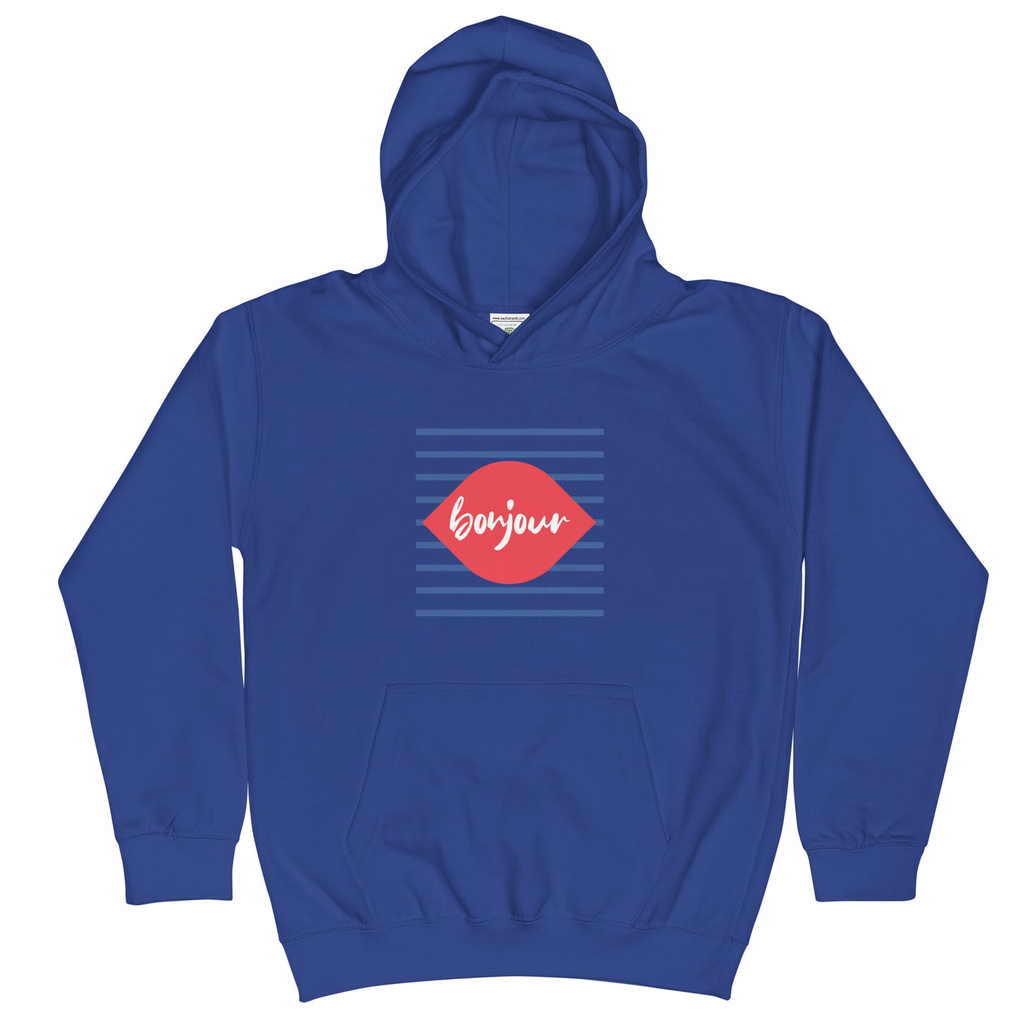 Kids Graphic Hoodie in Bon Jour