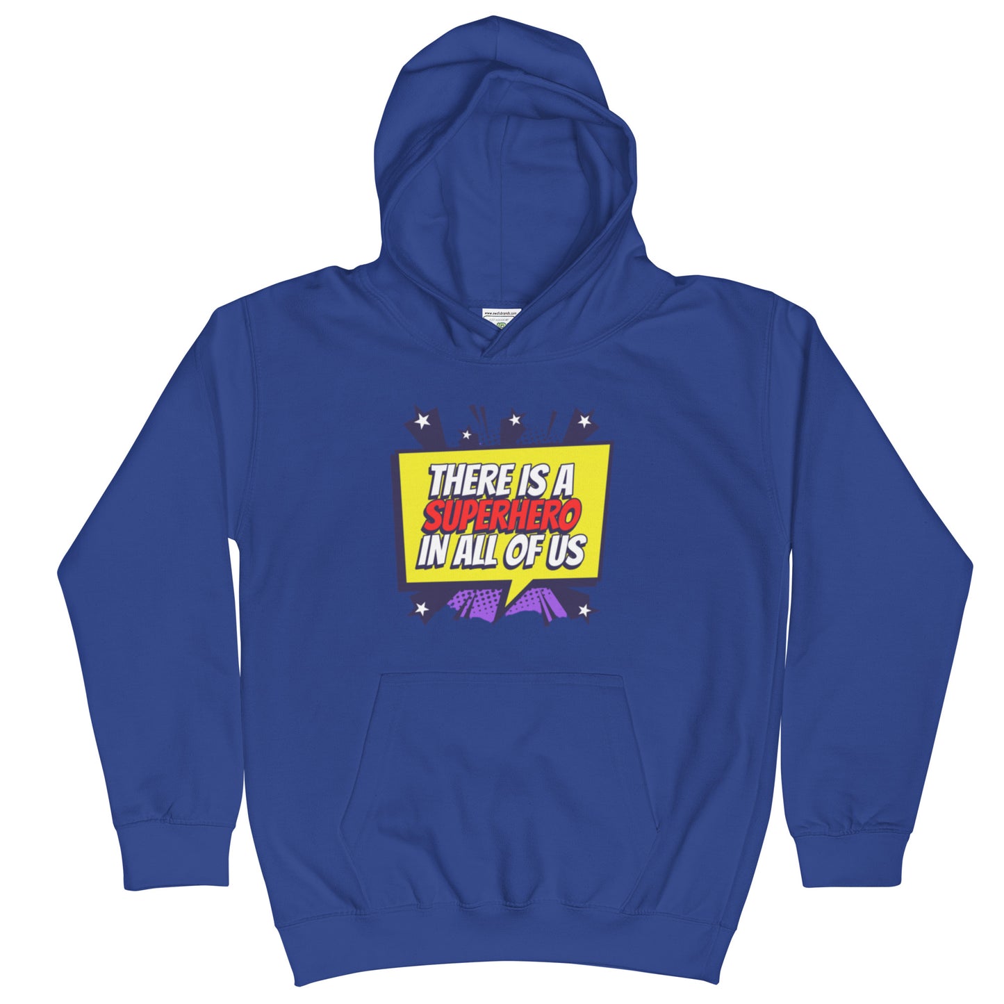 Kids Graphic Hoodie In There Is A Hero In All Of Us