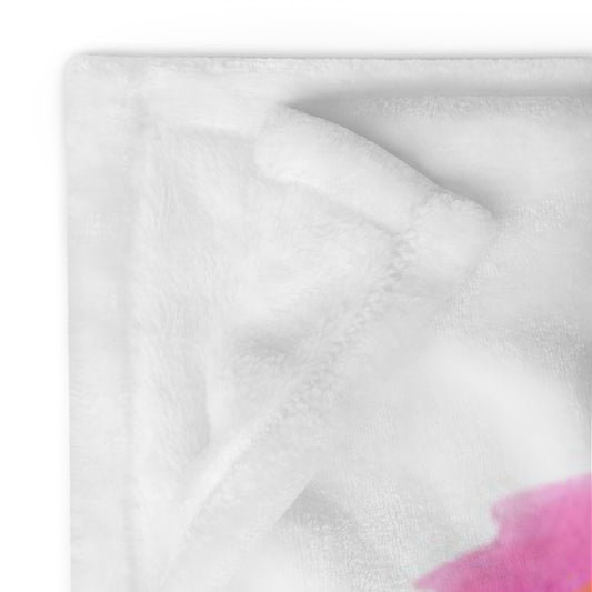 Personalized Monogram Baby Throw Blanket