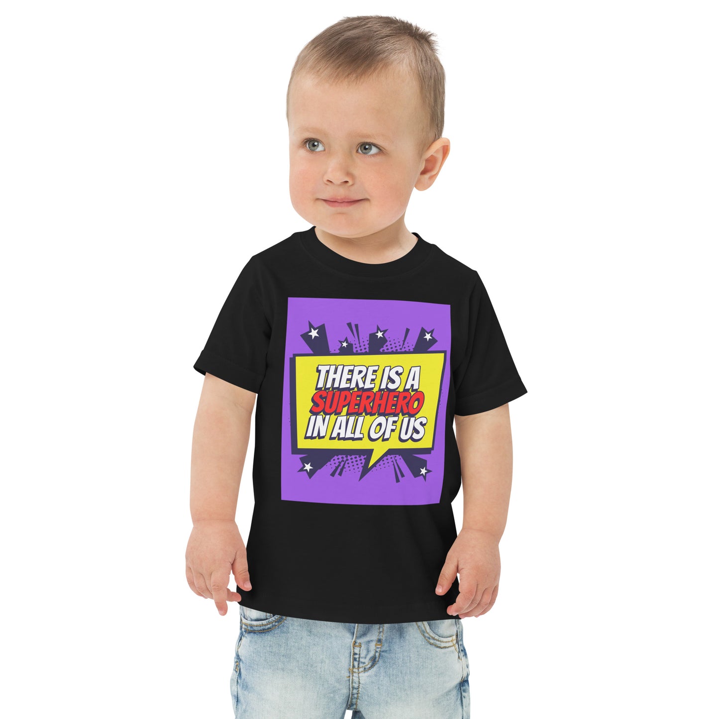 Kids Toddler T-shirt in There is a Superhero in All of Us