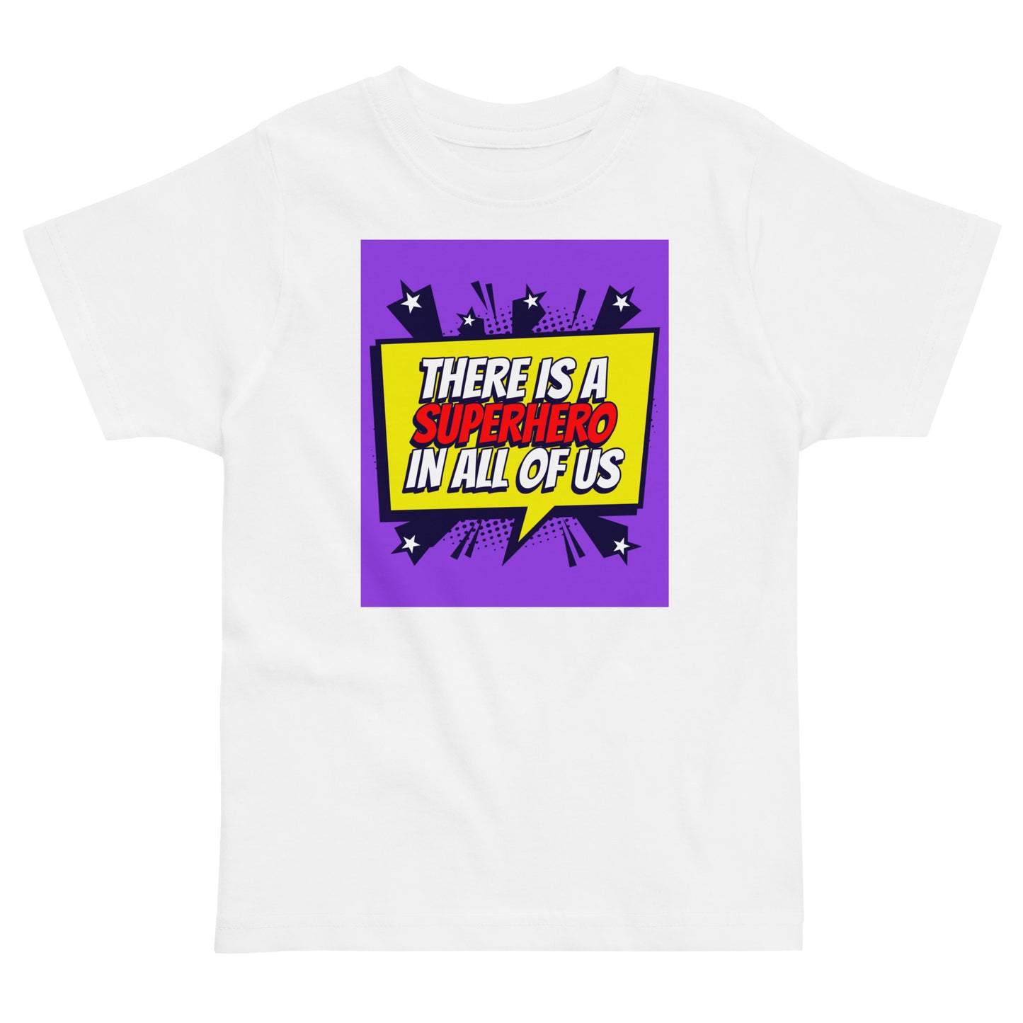 Kids Toddler T-shirt in There is a Superhero in All of Us
