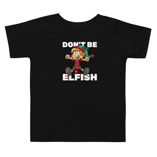 Holiday Kids Toddler T-shirt in Don't Be Elfish