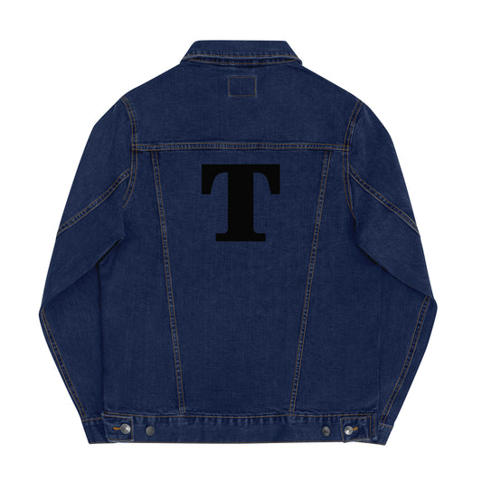 Unisex Custom Personalized Monogram Embroidery Denim Jacket