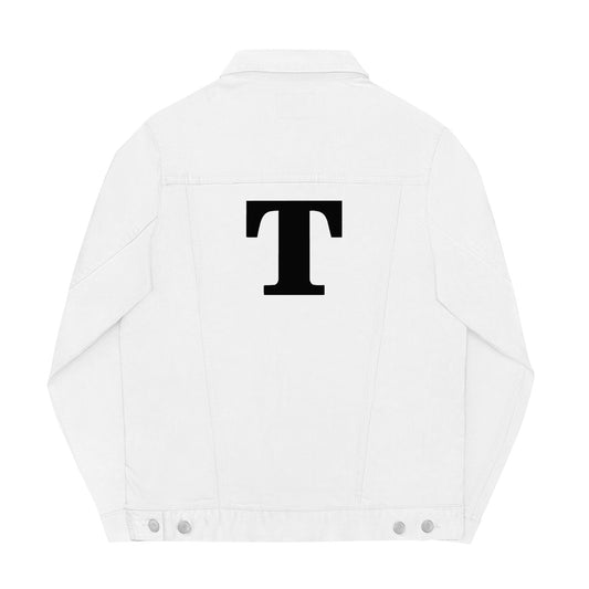 Unisex Custom Personalized Monogram Embroidery Denim Jacket