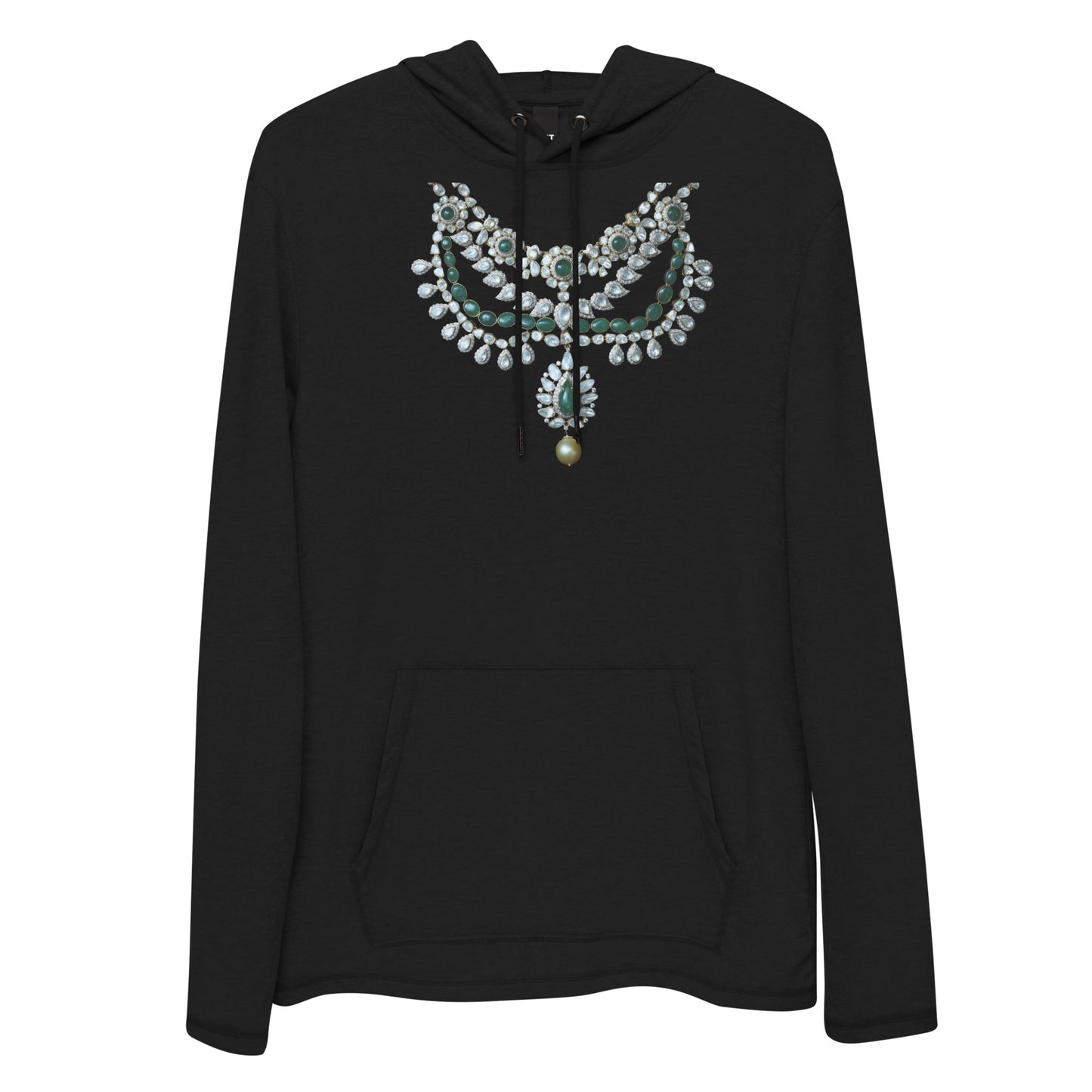 Women Lightweight Hoodie with Necklace