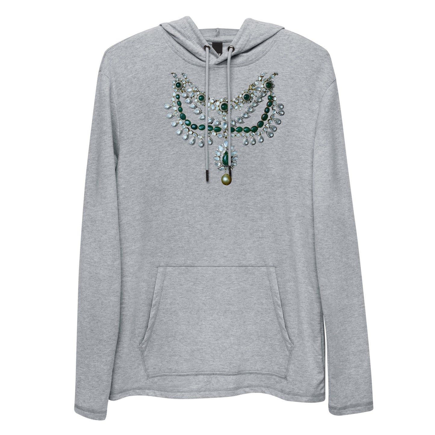 Women Lightweight Hoodie with Necklace