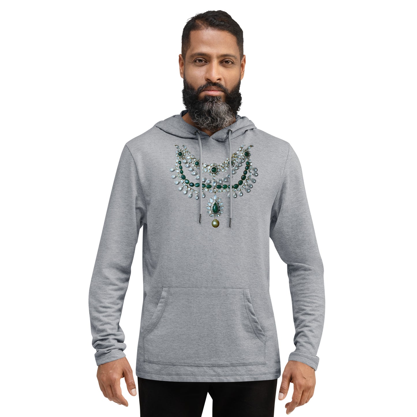 Women Lightweight Hoodie with Necklace