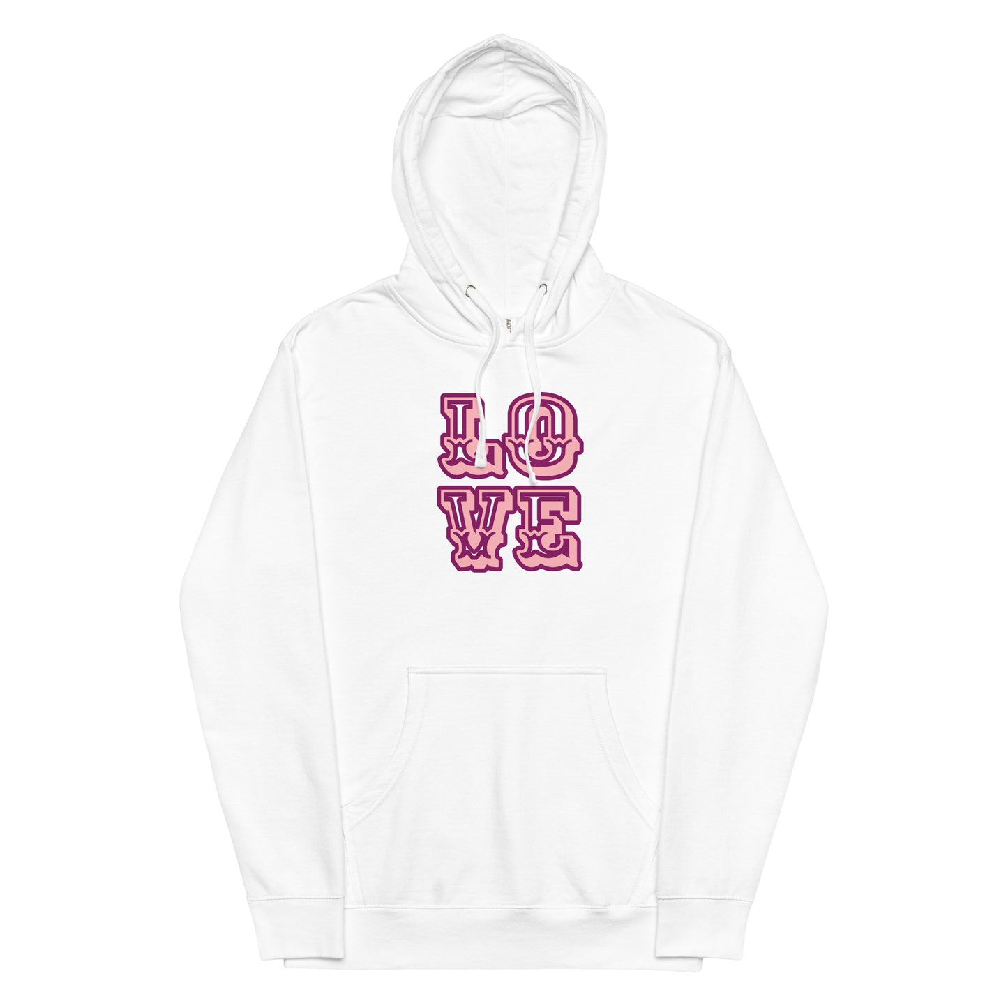 Unisex Graphic Hoodie In Love Design