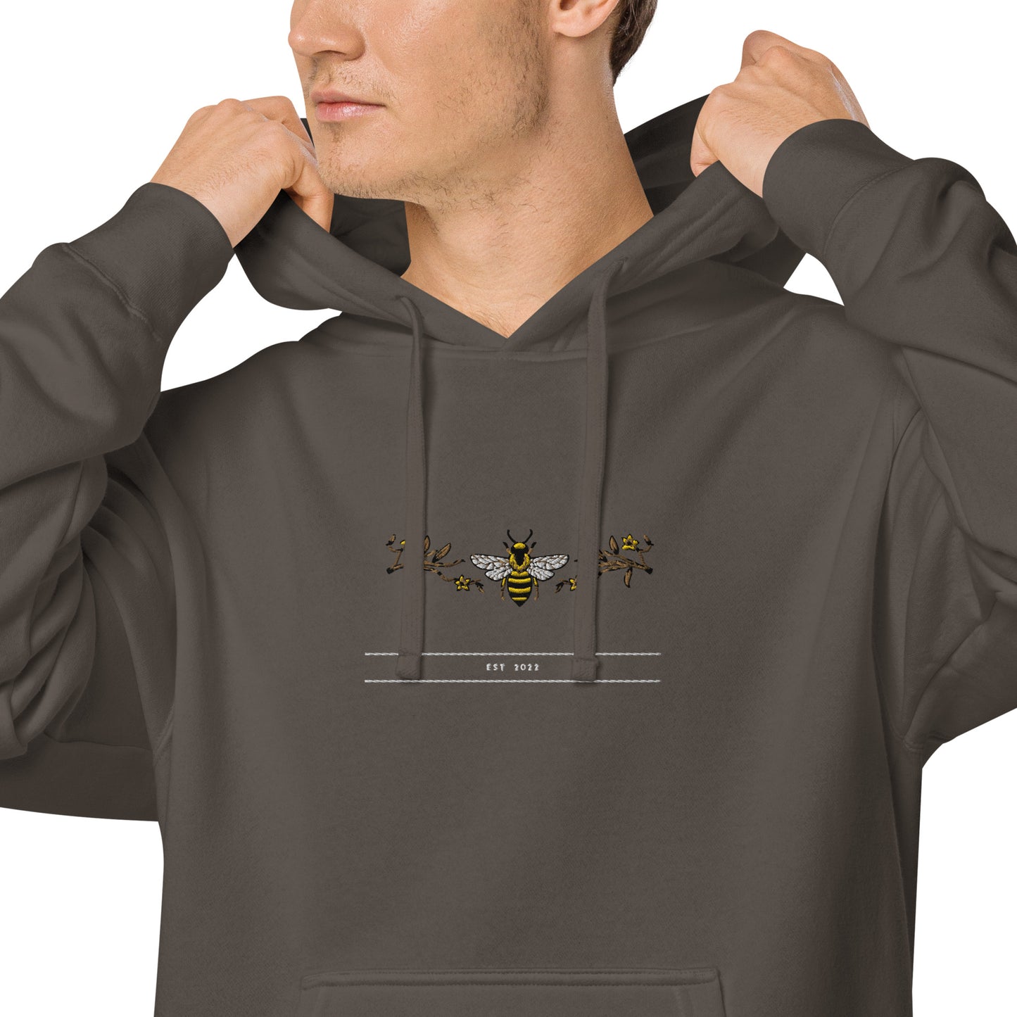 Premium Unisex Hoodie In Bee est 2022