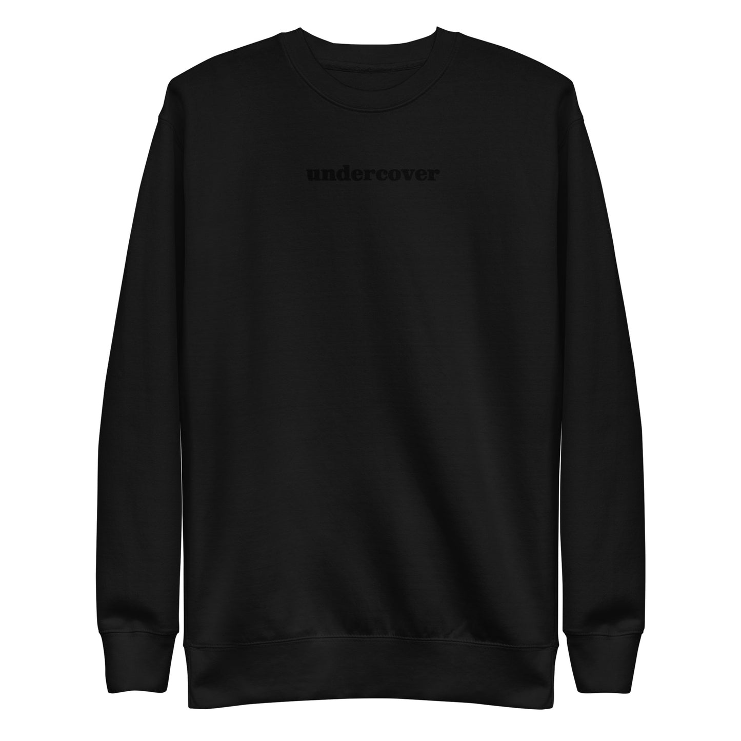 Unisex Premium Embroidered Sweatshirt In Undercover Design
