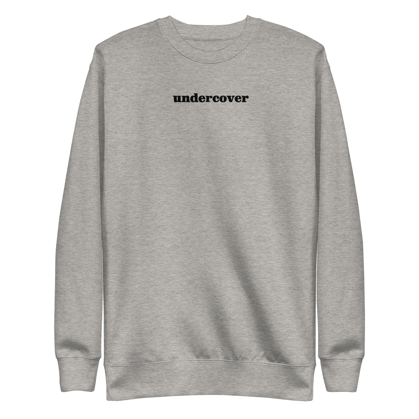 Unisex Premium Embroidered Sweatshirt In Undercover Design