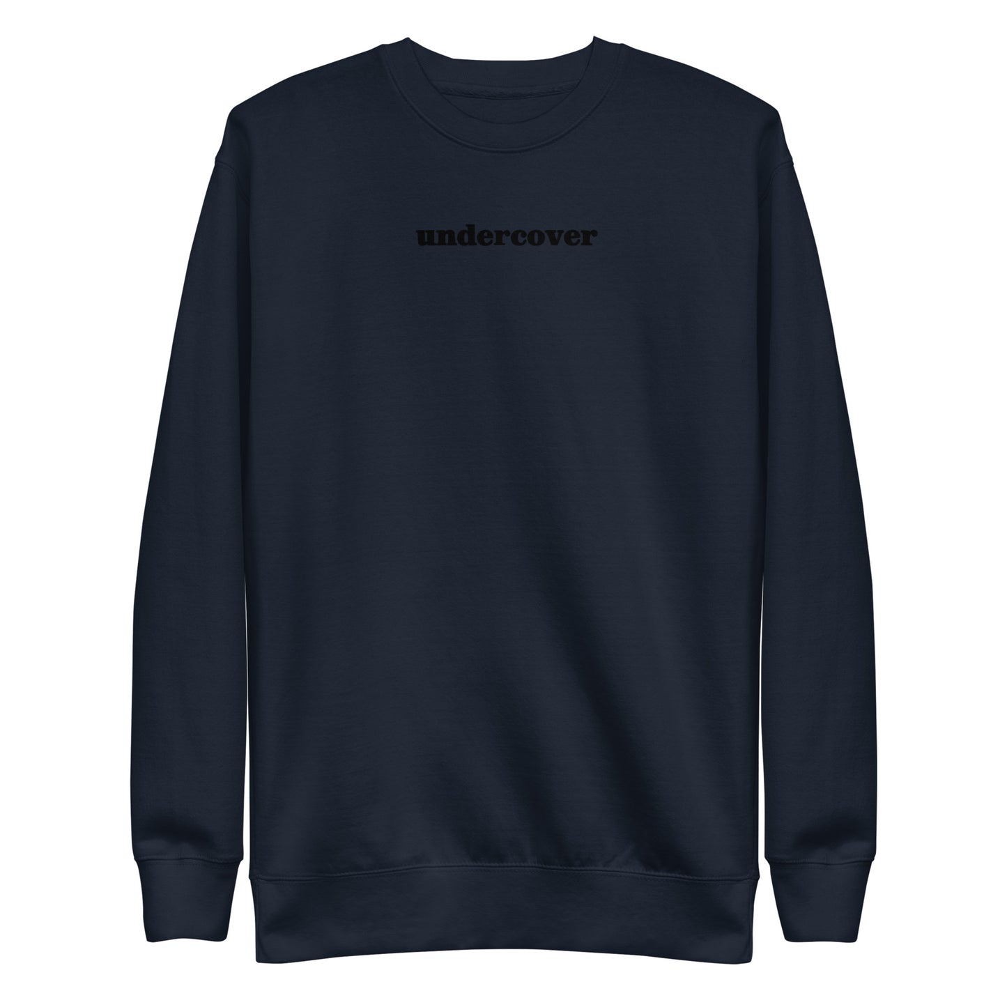 Unisex Premium Embroidered Sweatshirt In Undercover Design