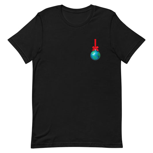 Holiday t-shirt in Planet Ornament