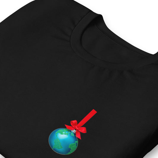 Holiday t-shirt in Planet Ornament