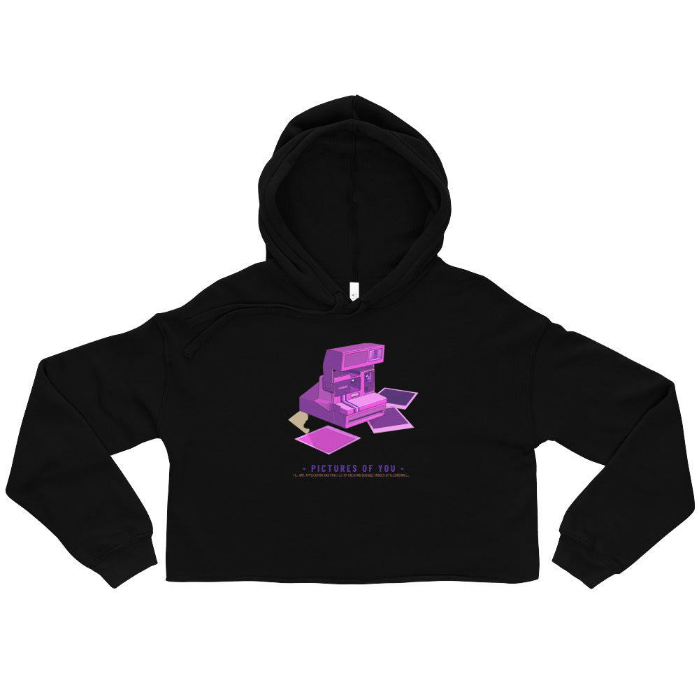 Women Crop Hoodie in Polaroid