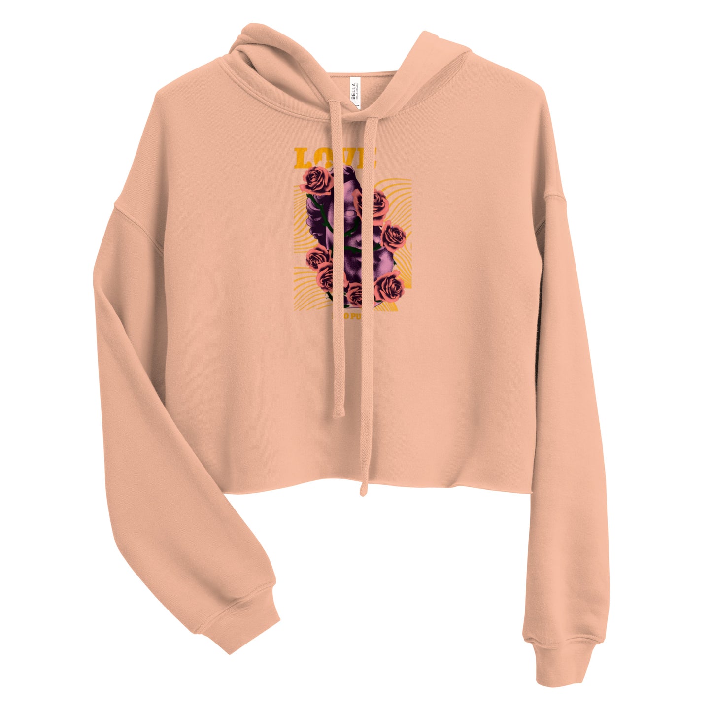 Women Crop Hoodie in Neo