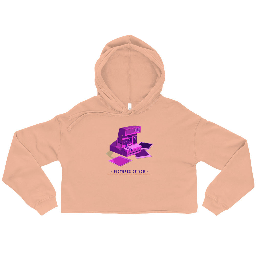 Women Crop Hoodie in Polaroid