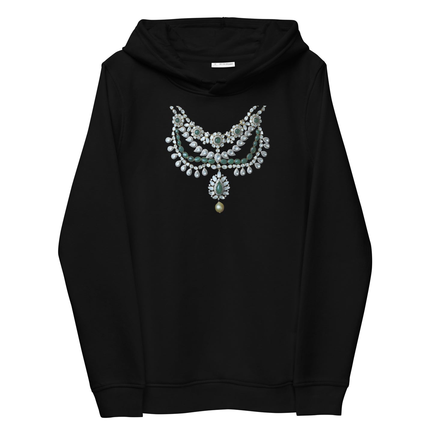 Women's Premium Eco Hoodie Top With Necklace