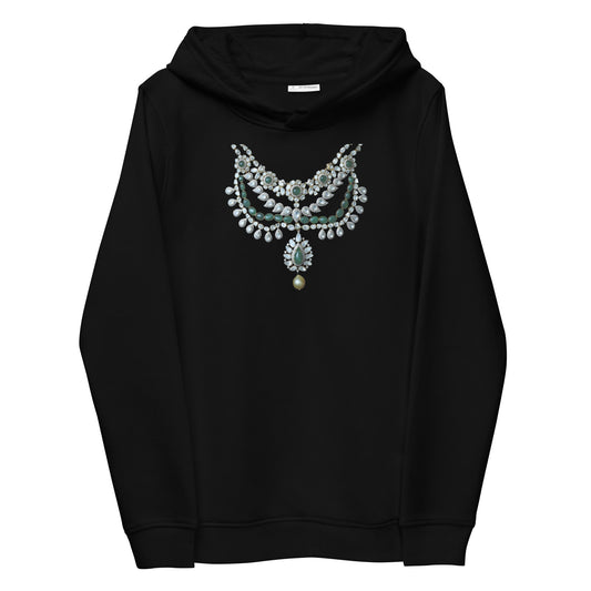 Women's Premium Eco Hoodie Top With Necklace