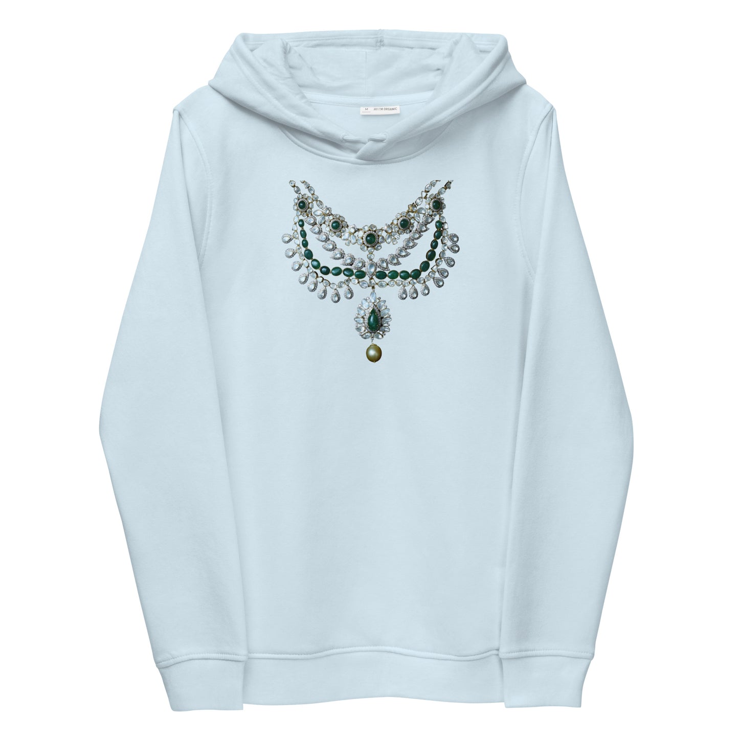 Women's Premium Eco Hoodie Top With Necklace