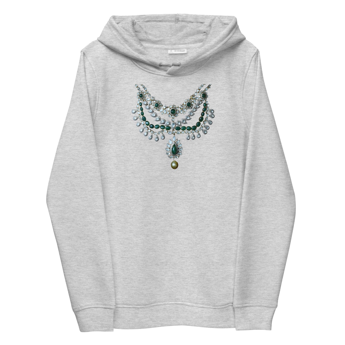 Women's Premium Eco Hoodie Top With Necklace
