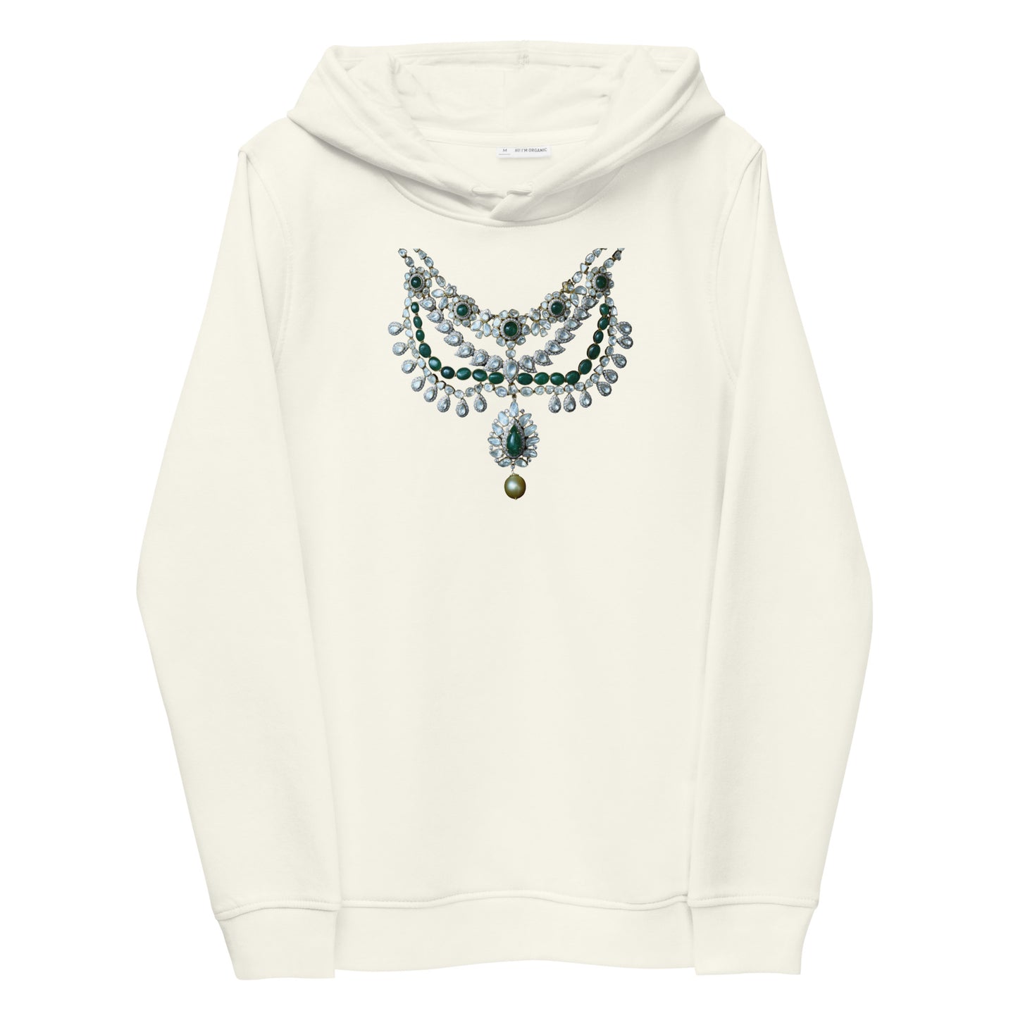 Women's Premium Eco Hoodie Top With Necklace