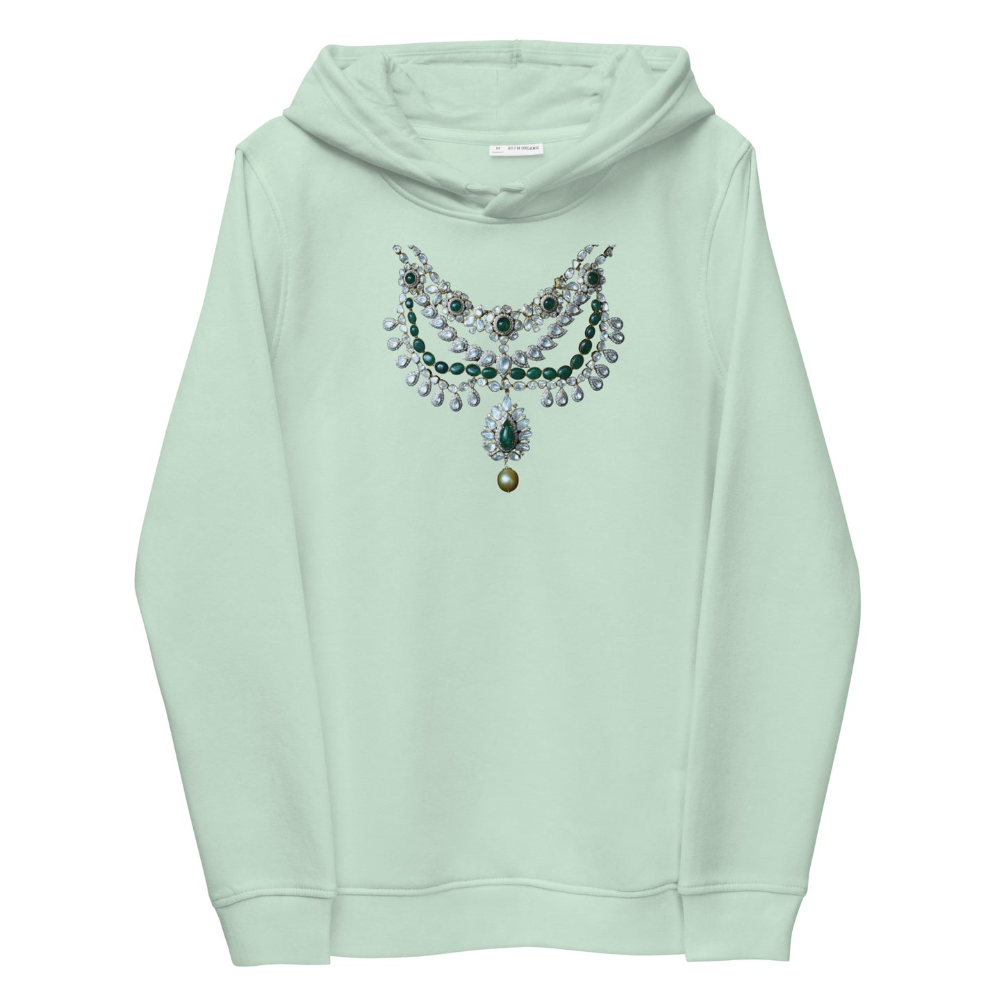 Women's Premium Eco Hoodie Top With Necklace
