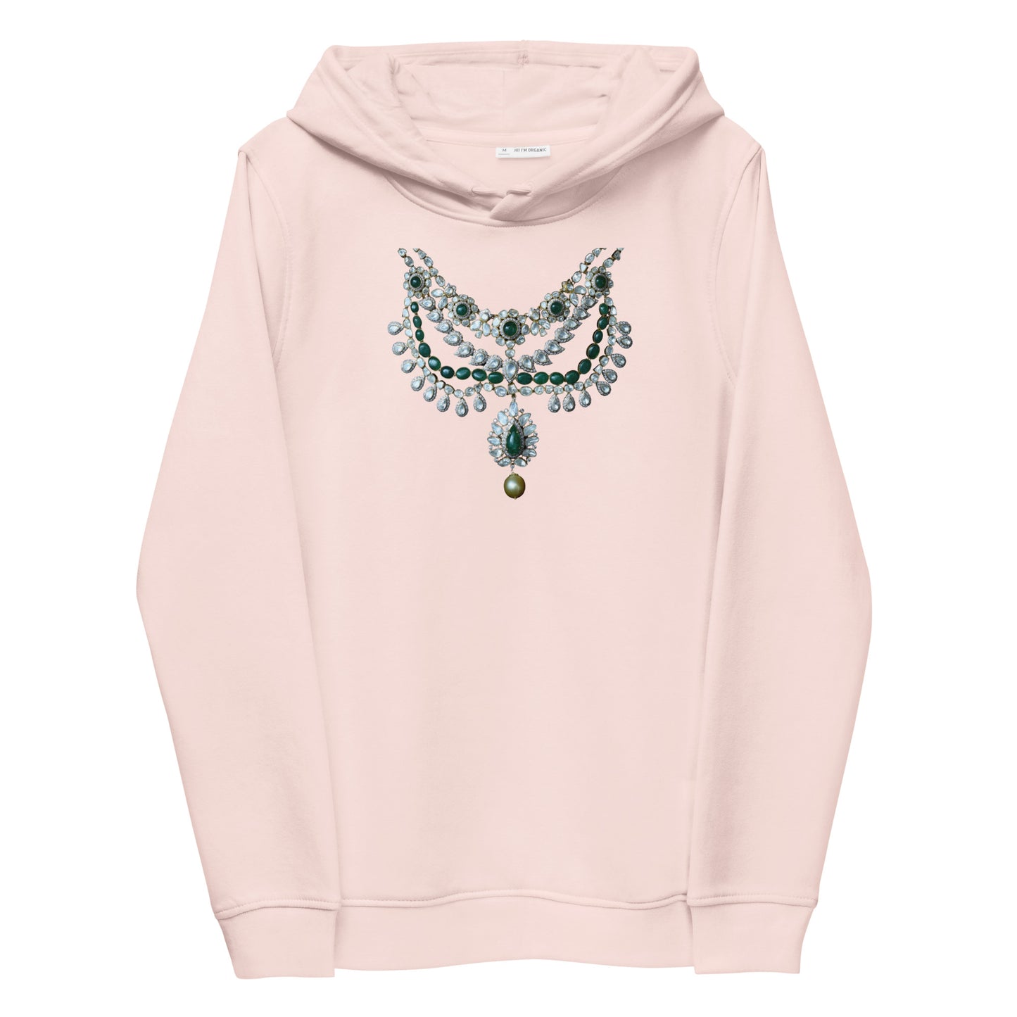 Women's Premium Eco Hoodie Top With Necklace