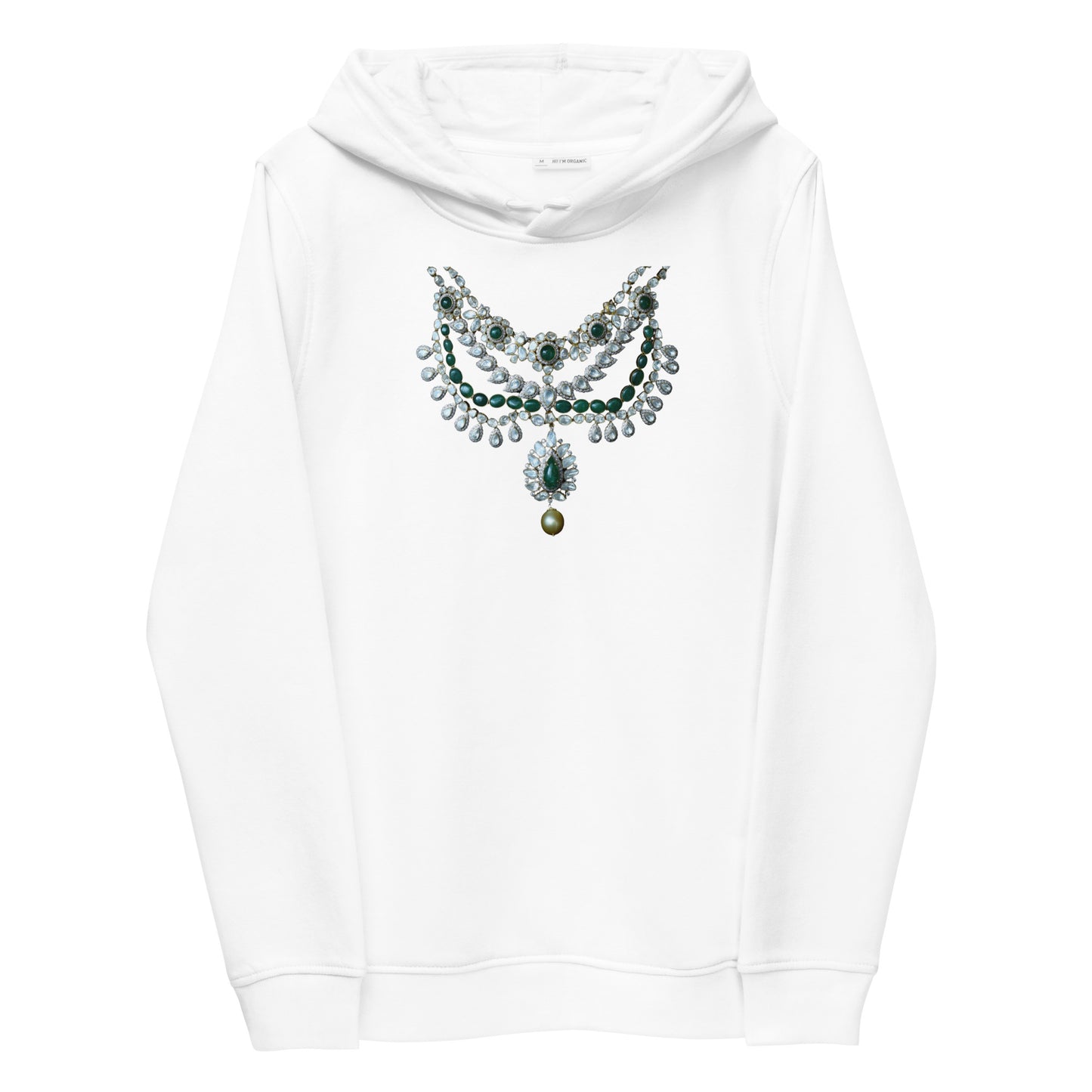 Women's Premium Eco Hoodie Top With Necklace